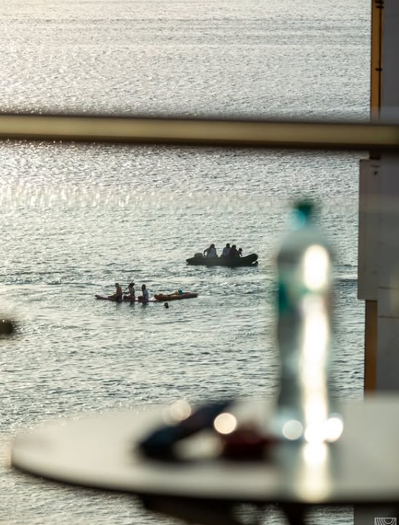 Paddle y kayak frente al hotel